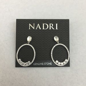 Nadri genuine stone earrings